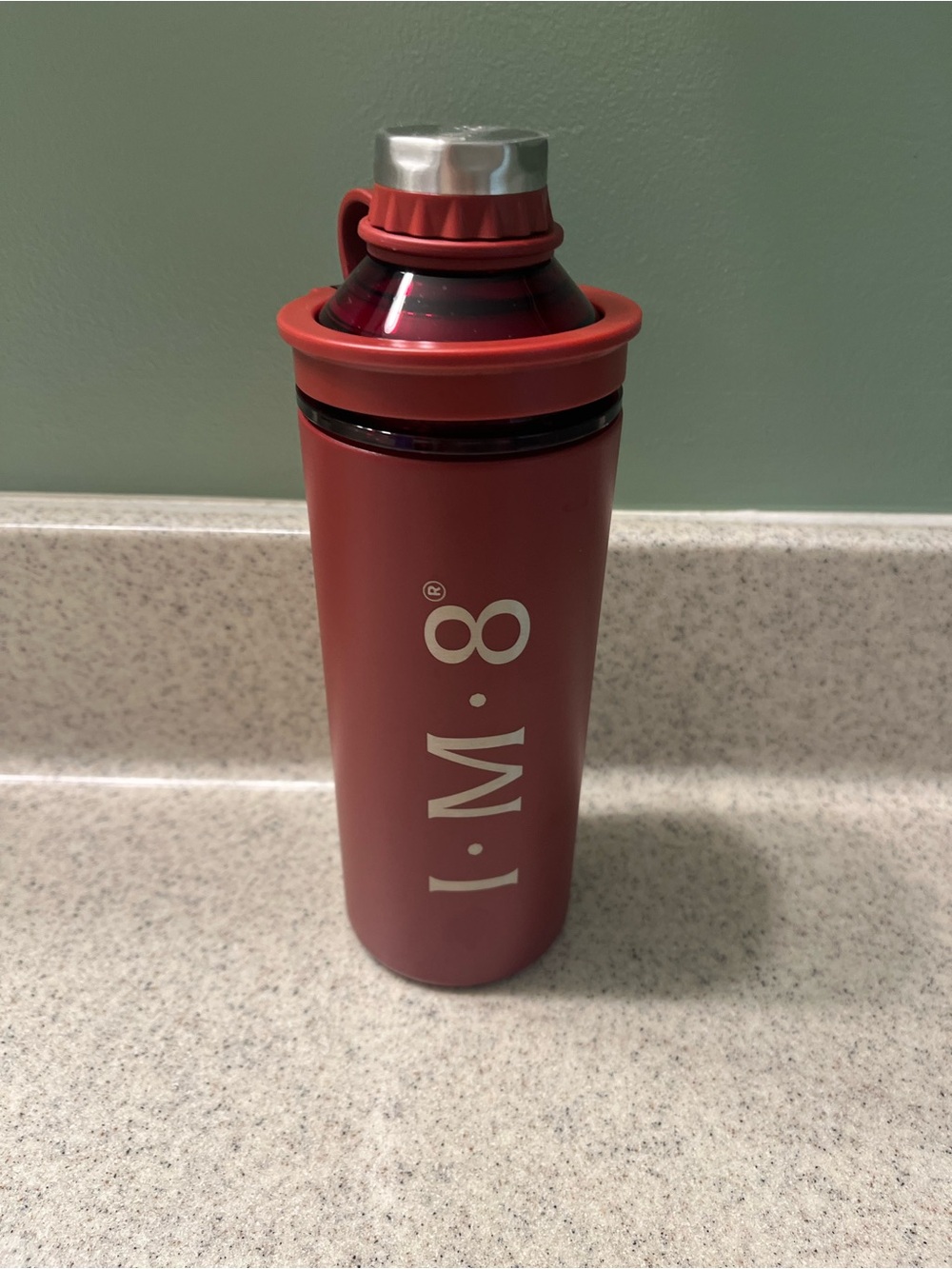 I•M•8 Red Insulated Water Bottle-nwot
